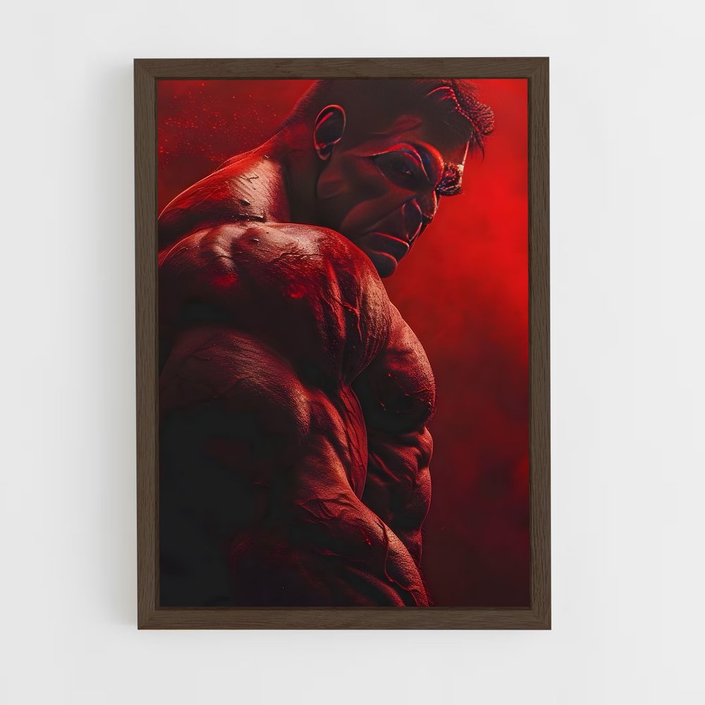 ap-red hulk-3 cadre Bois foncé