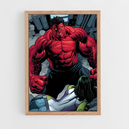 ap-red hulk-8 cadre Bois clair