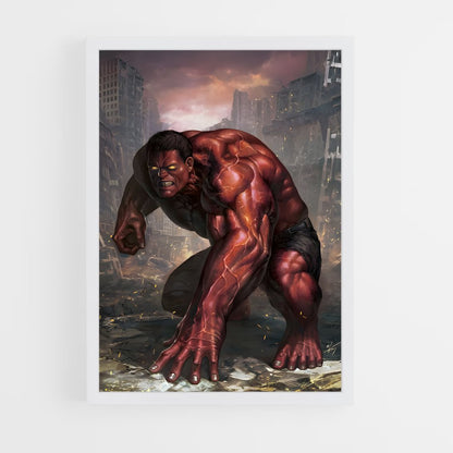 ap-red hulk-9 cadre Blanc