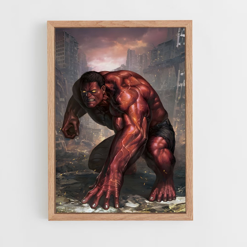 ap-red hulk-9 cadre Bois clair
