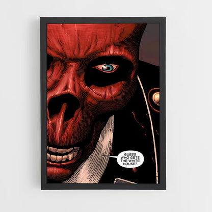 ap-red skull-12 cadre Noir