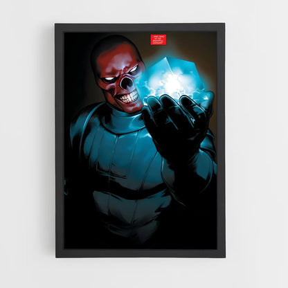 ap-red skull-7 cadre Noir