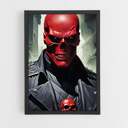 ap-red skull-9 cadre Noir