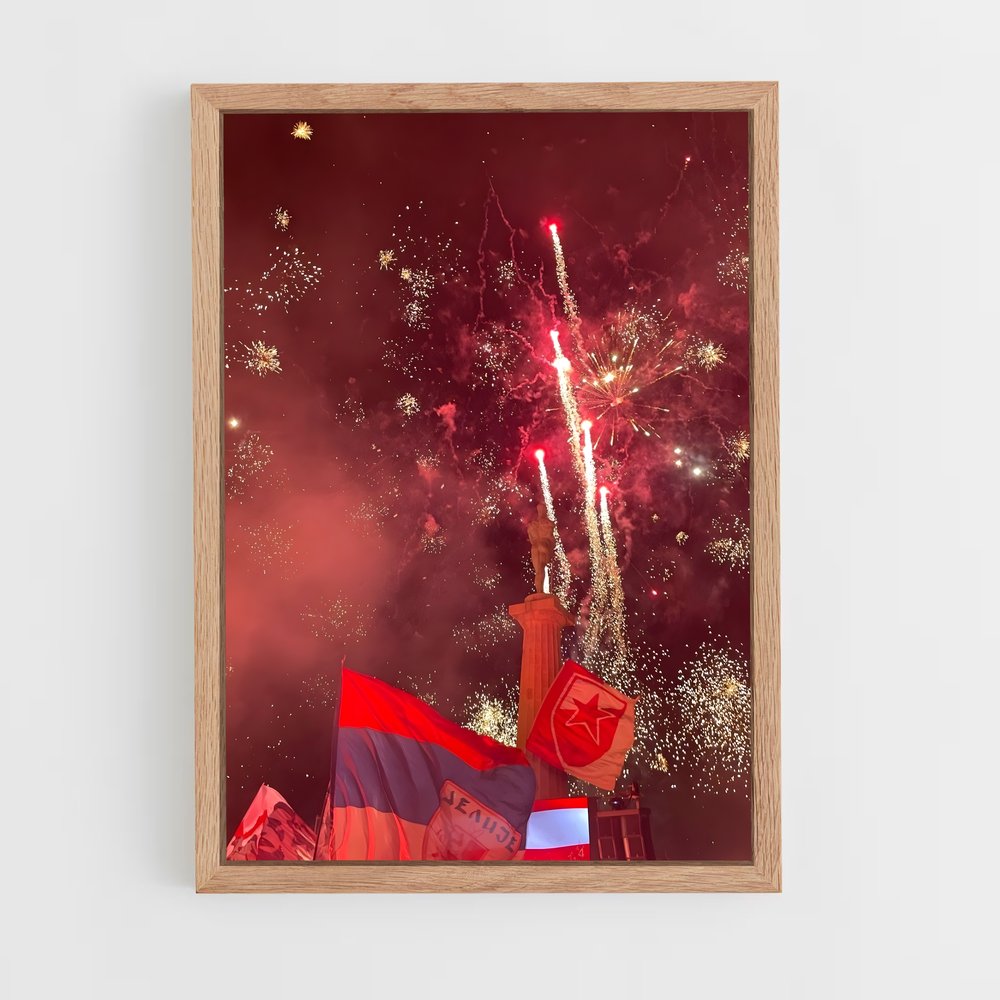 ap-red star belgrade-11 cadre Bois clair