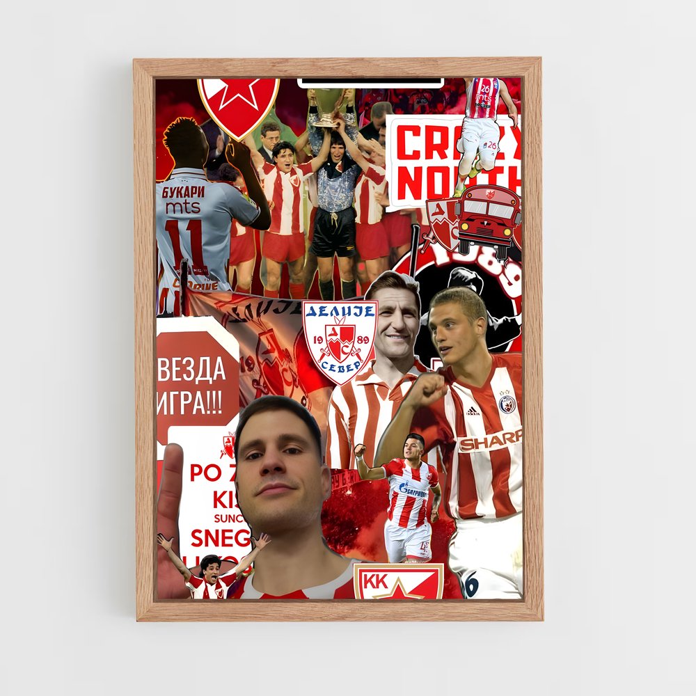 ap-red star belgrade-5 cadre Bois clair