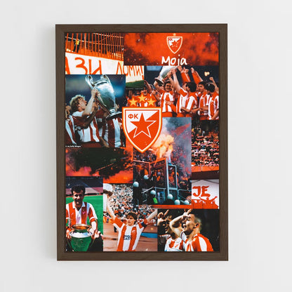 ap-red star belgrade basketball-1 cadre Bois foncé