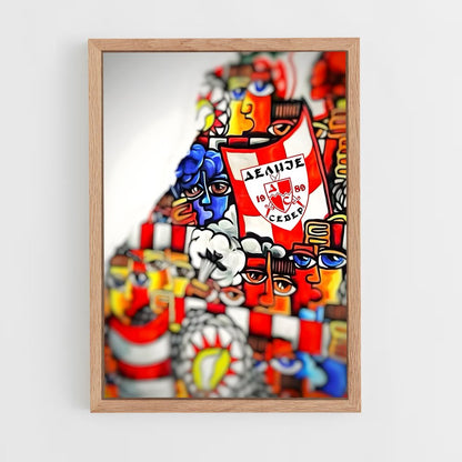 ap-red star belgrade basketball-2 cadre Bois clair