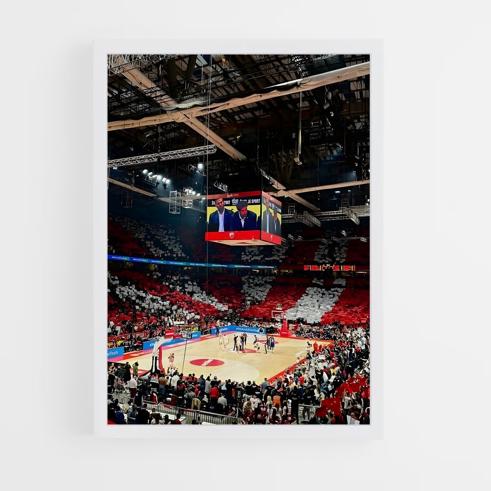 ap-red star belgrade basketball-4 cadre Blanc