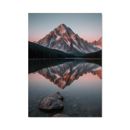 Poster Reflets Montagneux