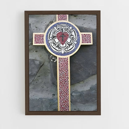 ap-reformation cross-1 cadre Bois foncé