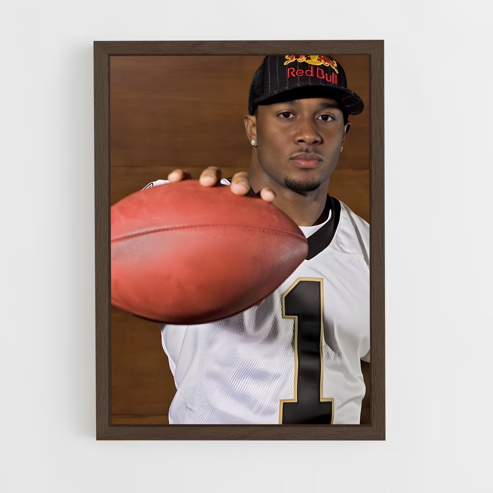 ap-reggie bush-5 cadre Bois foncé