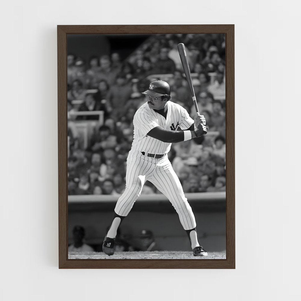 ap-reggie jackson-4 cadre Bois foncé