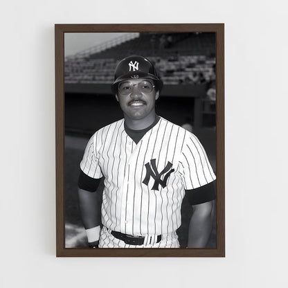 ap-reggie jackson-7 cadre Bois foncé