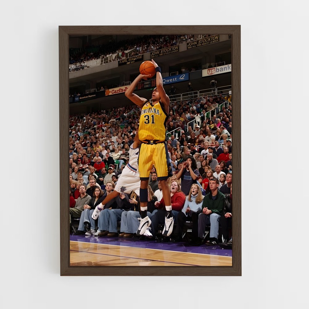 ap-reggie miller-3 cadre Bois foncé