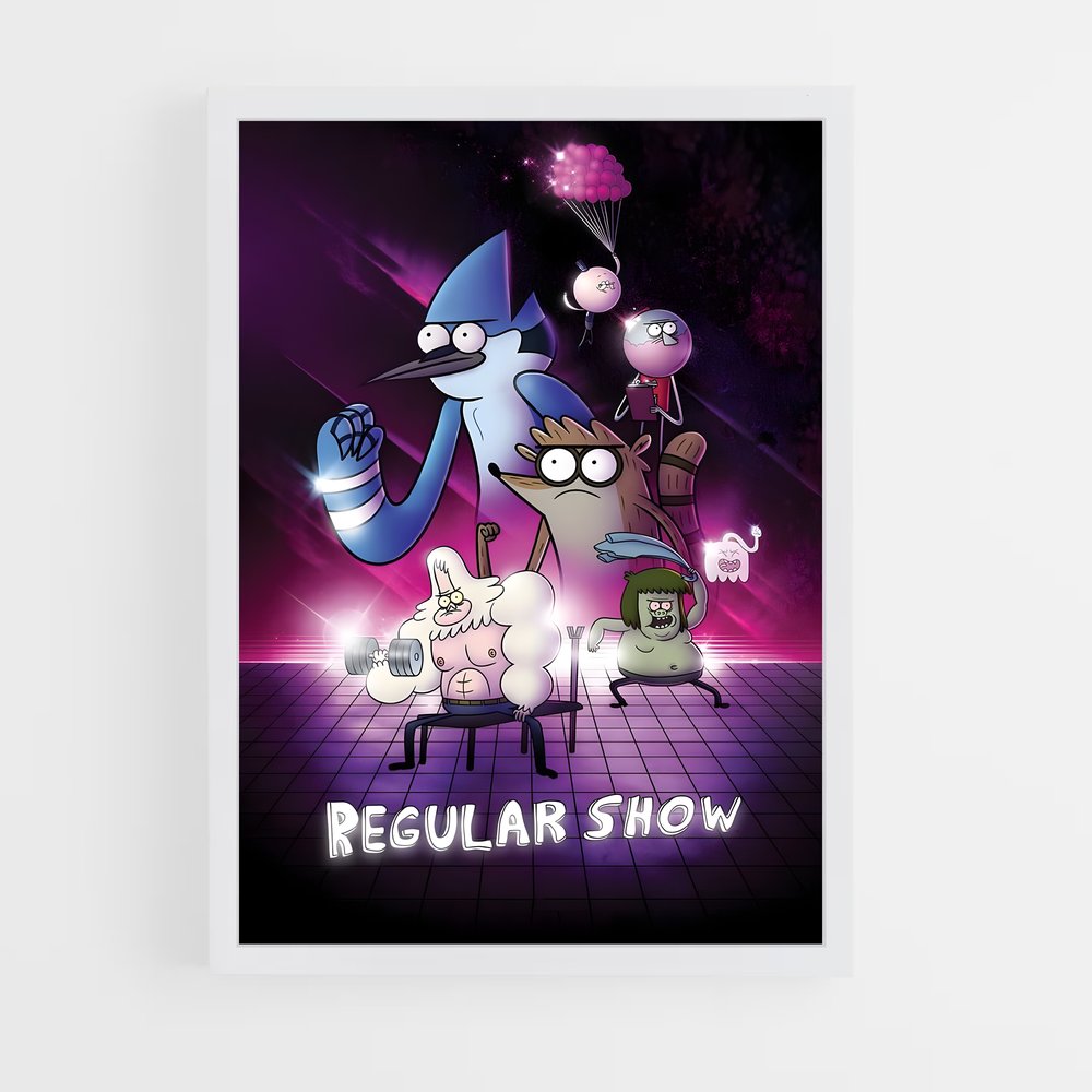 ap-regular show-3 cadre Blanc