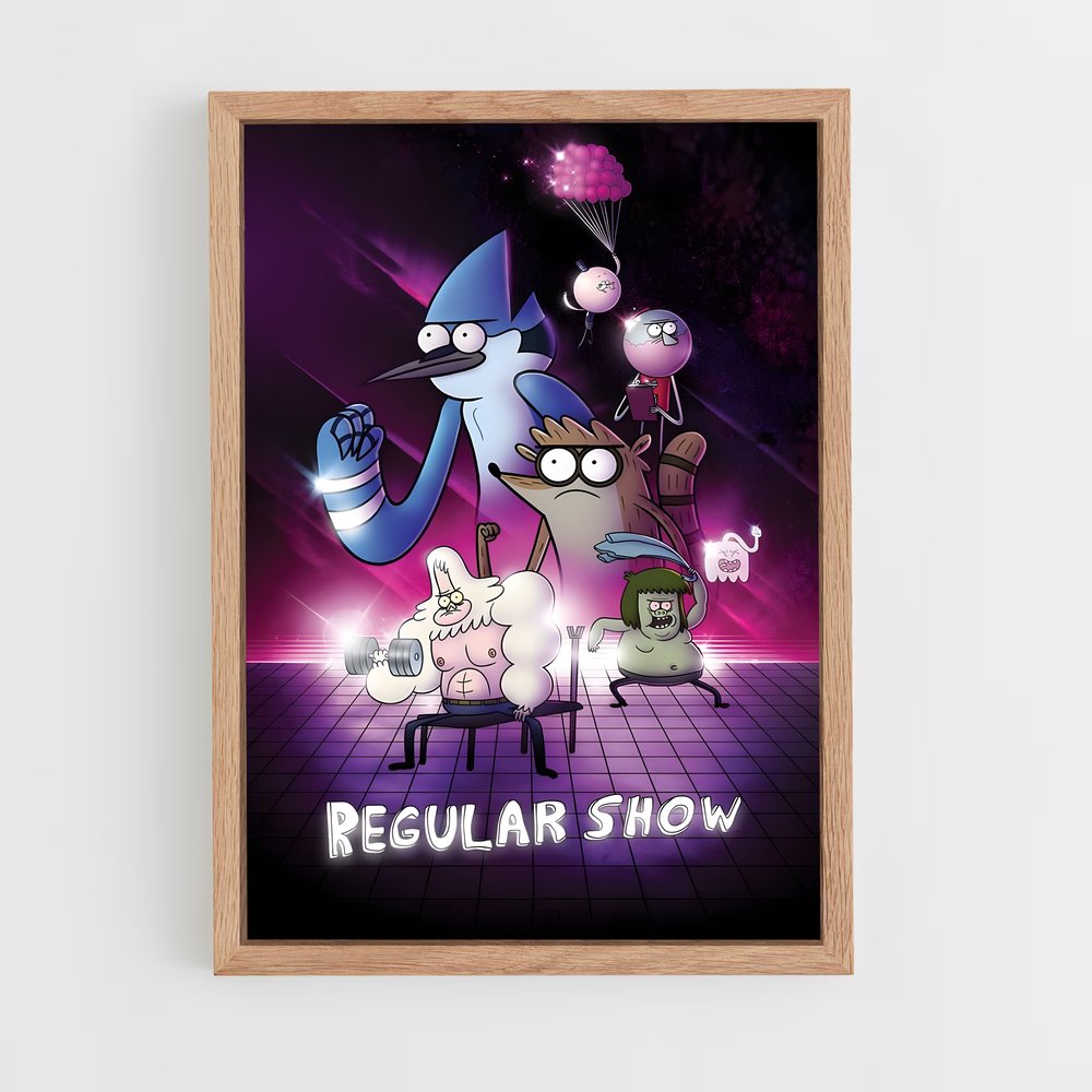 ap-regular show-3 cadre Bois clair