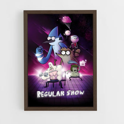 ap-regular show-3 cadre Bois foncé