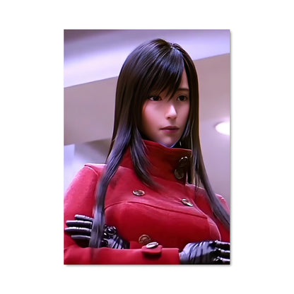 Poster Rouge Mystérieux
