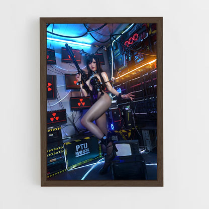 ap-reika shimohira-5 cadre Bois foncé