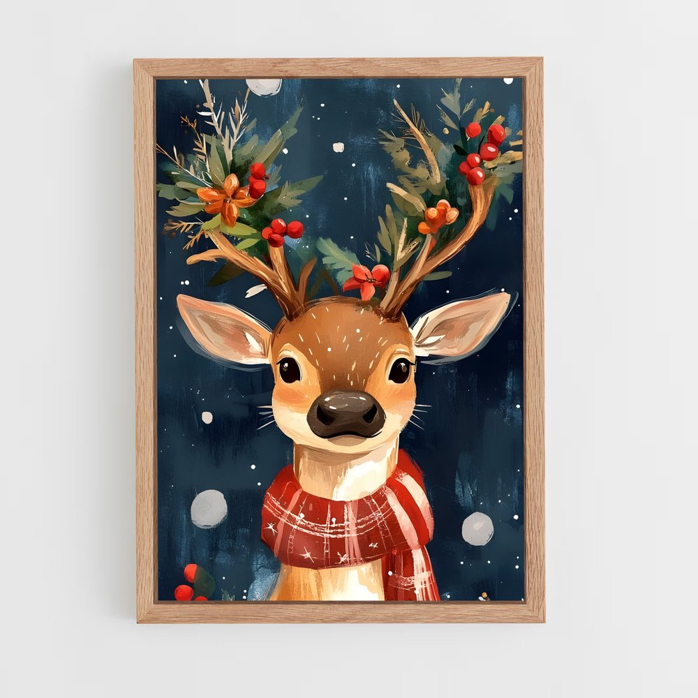 ap-reindeer-10 cadre Bois clair