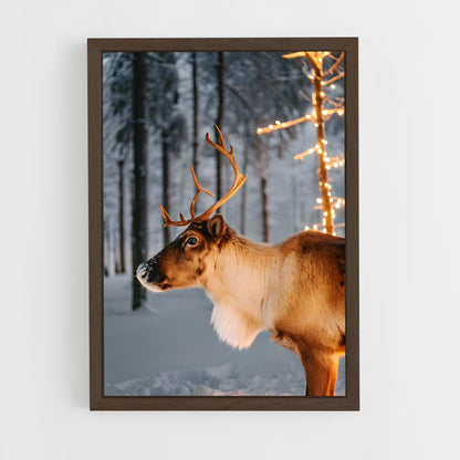 ap-reindeer-12 cadre Bois foncé