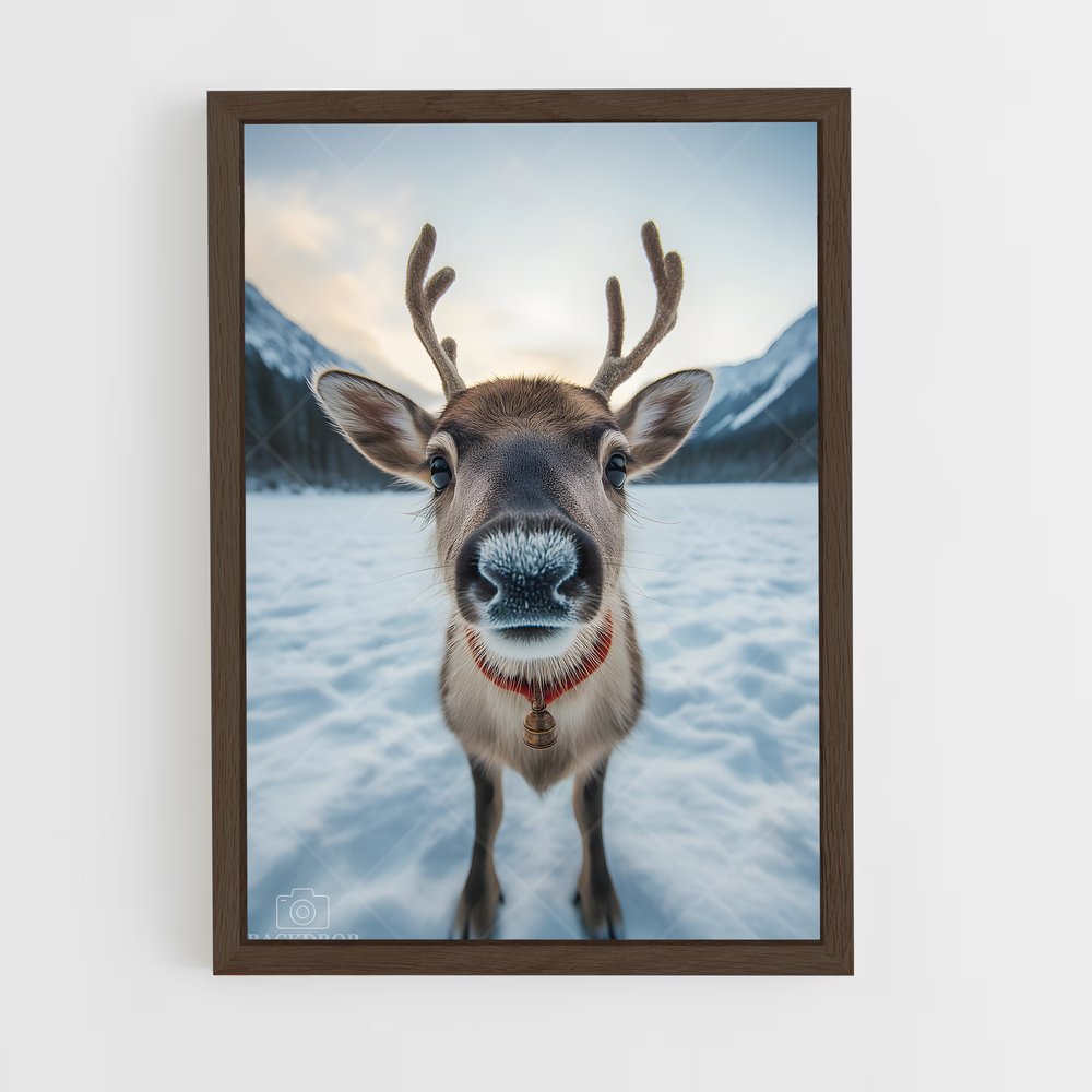 ap-reindeer-6 cadre Bois foncé