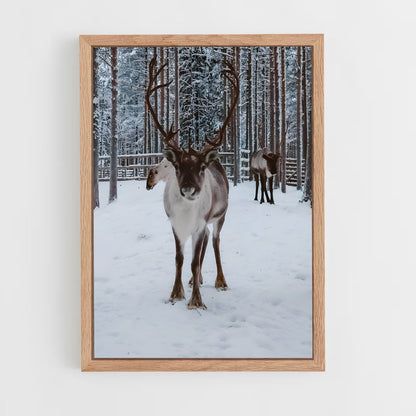 ap-reindeer-9 cadre Bois clair