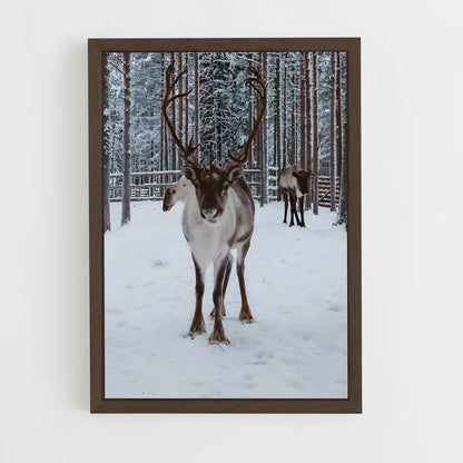 ap-reindeer-9 cadre Bois foncé