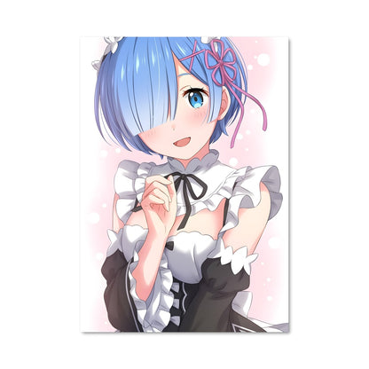 Poster La Fille aux Cheveux Bleus