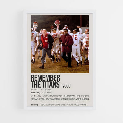ap-remember the titans-3 cadre Blanc