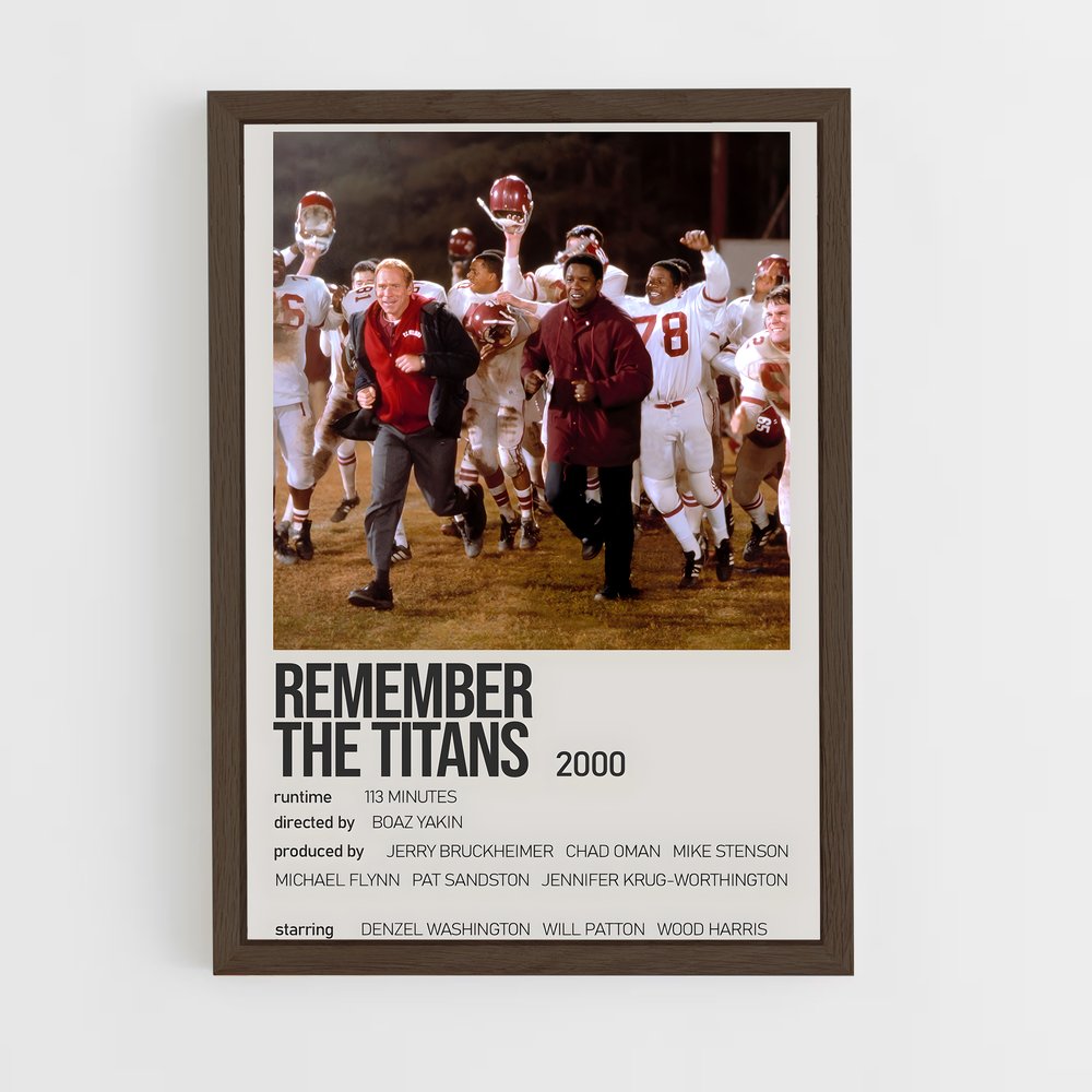 ap-remember the titans-3 cadre Bois foncé