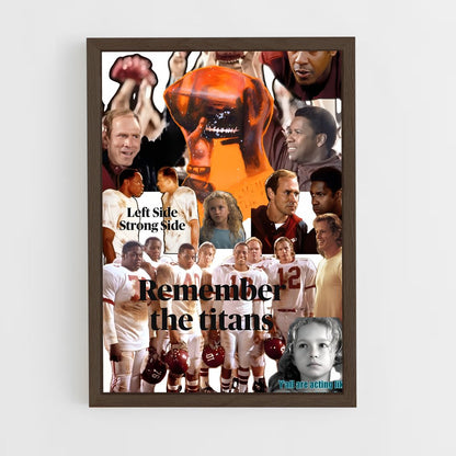 ap-remember the titans-5 cadre Bois foncé