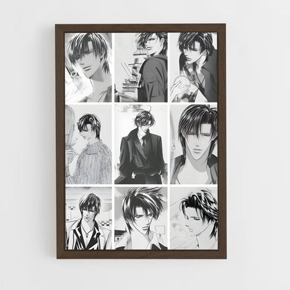 ap-ren tsuruga-5 cadre Bois foncé