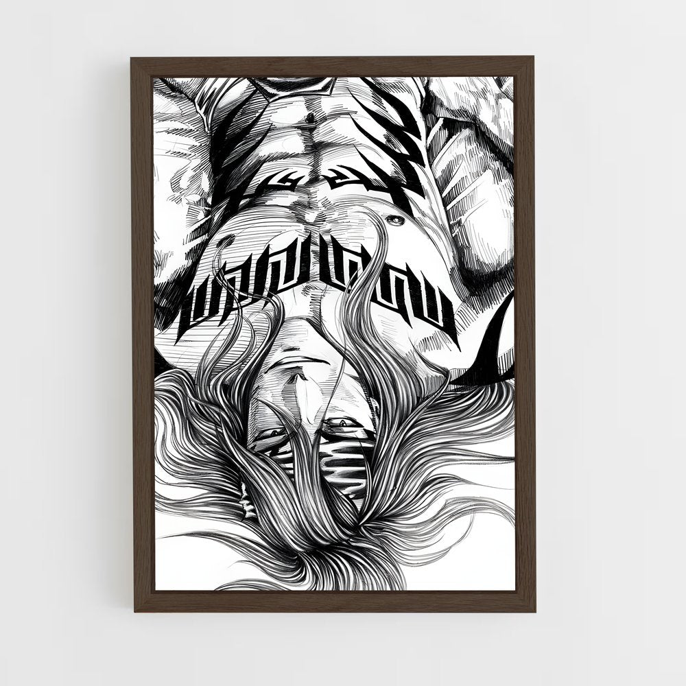 ap-renji abarai-6 cadre Bois foncé