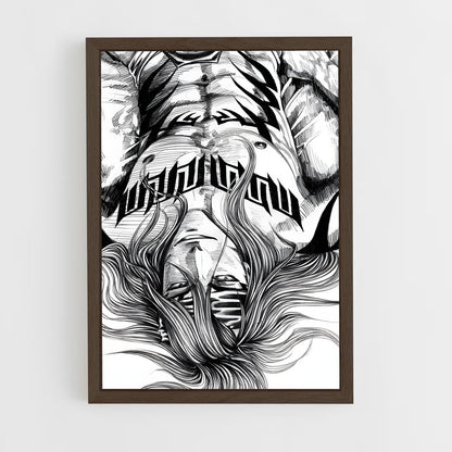 ap-renji abarai-6 cadre Bois foncé
