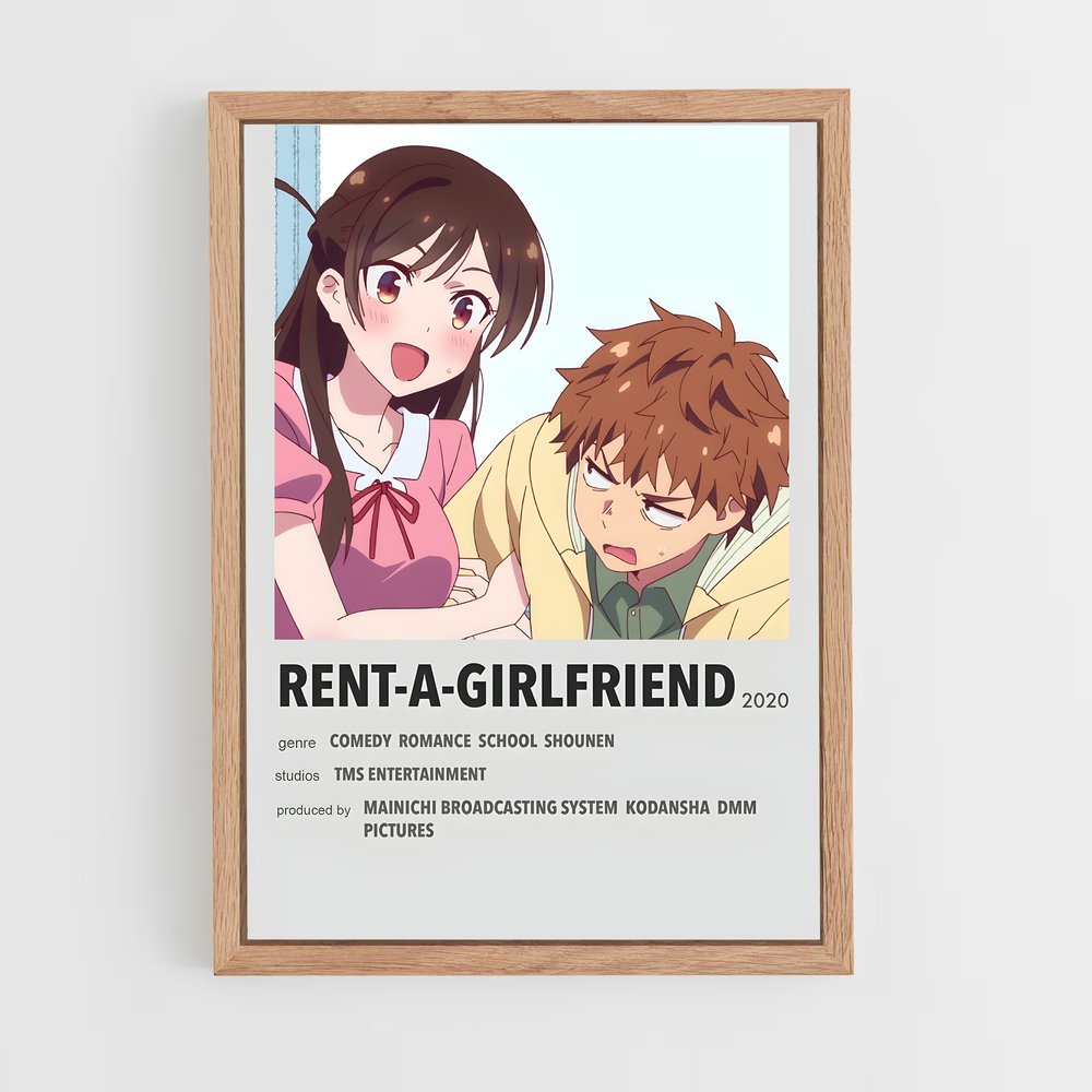 ap-rent a girlfriend-3 cadre Bois clair