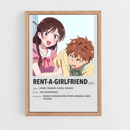 ap-rent a girlfriend-3 cadre Bois clair