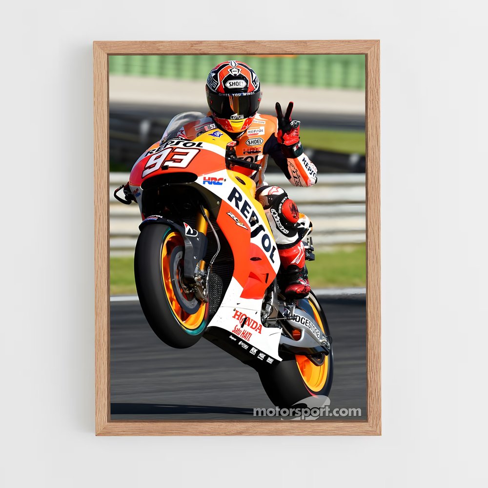 ap-repsol honda team-2 cadre Bois clair