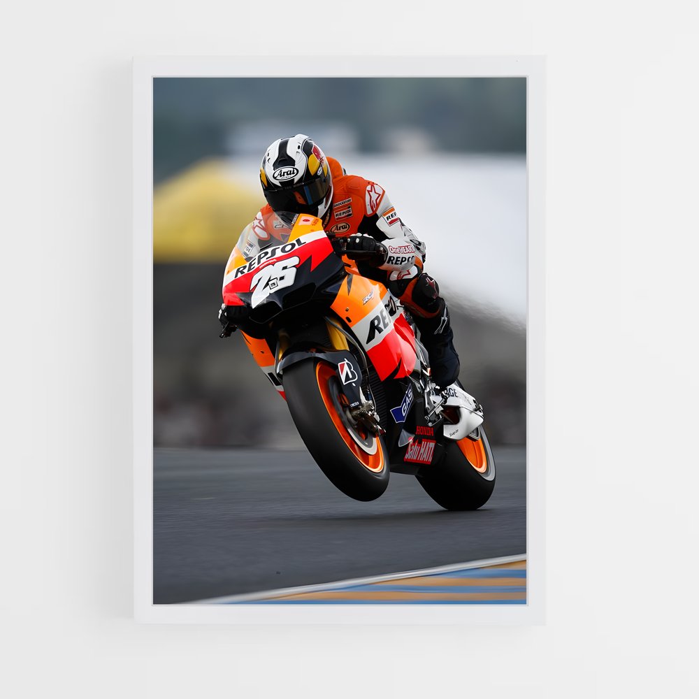 ap-repsol honda team-3 cadre Blanc