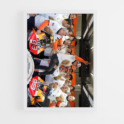 ap-repsol honda team-5 cadre Blanc