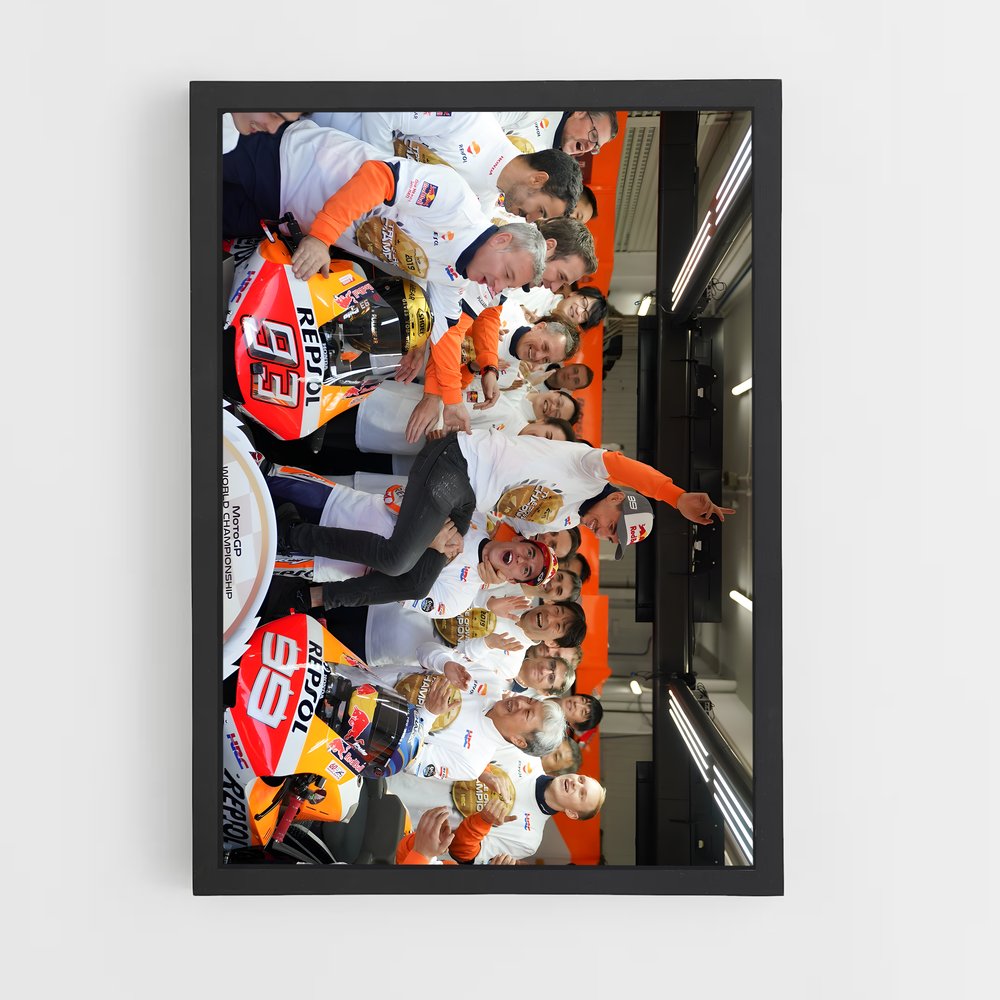 ap-repsol honda team-5 cadre Noir