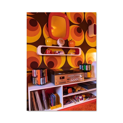 Poster Vintage Living Room