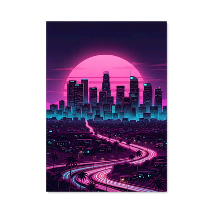 Poster Neon Sunset Drive