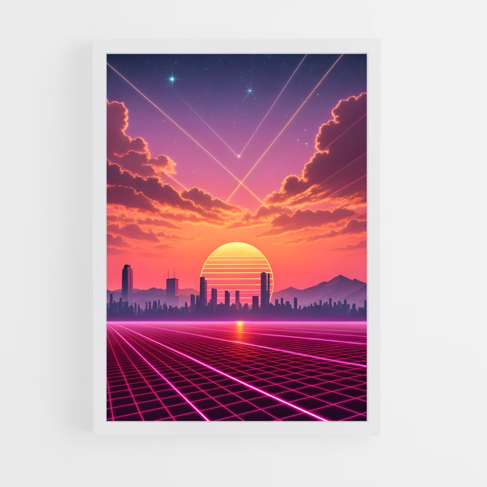 ap-retrowave-6 cadre Blanc