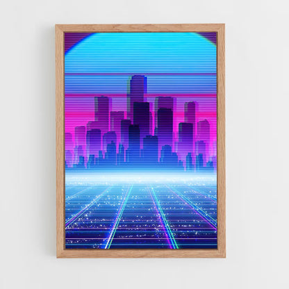 ap-retrowave-8 cadre Bois clair