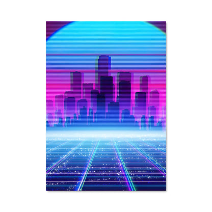 Poster Neon City Vibes