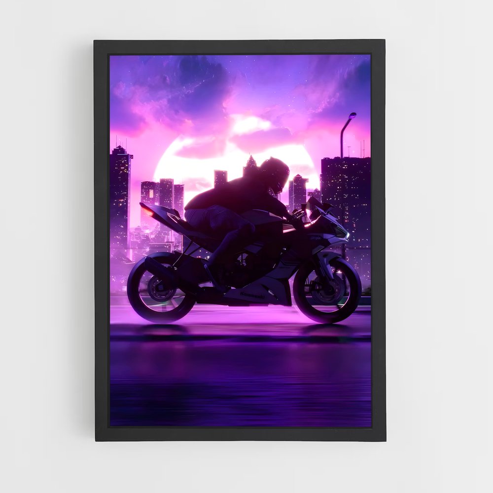 ap-retrowave-9 cadre Noir