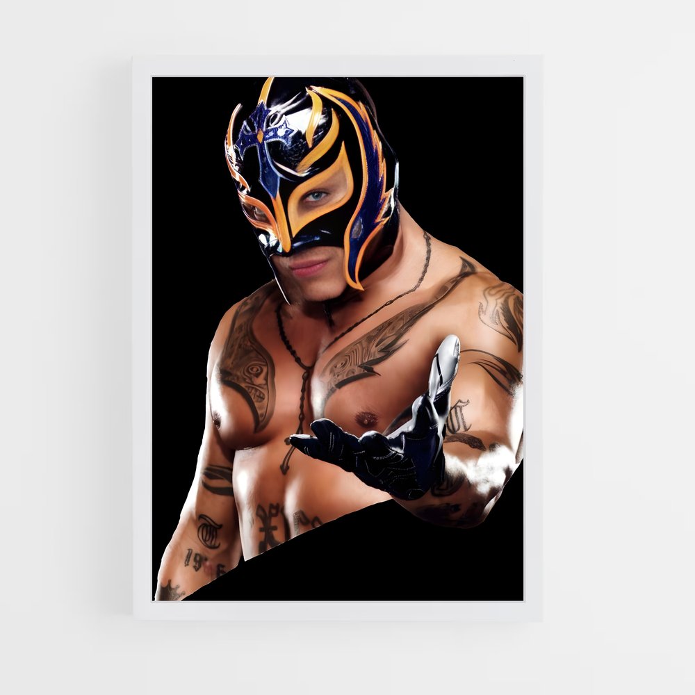 ap-rey mysterio-4 cadre Blanc