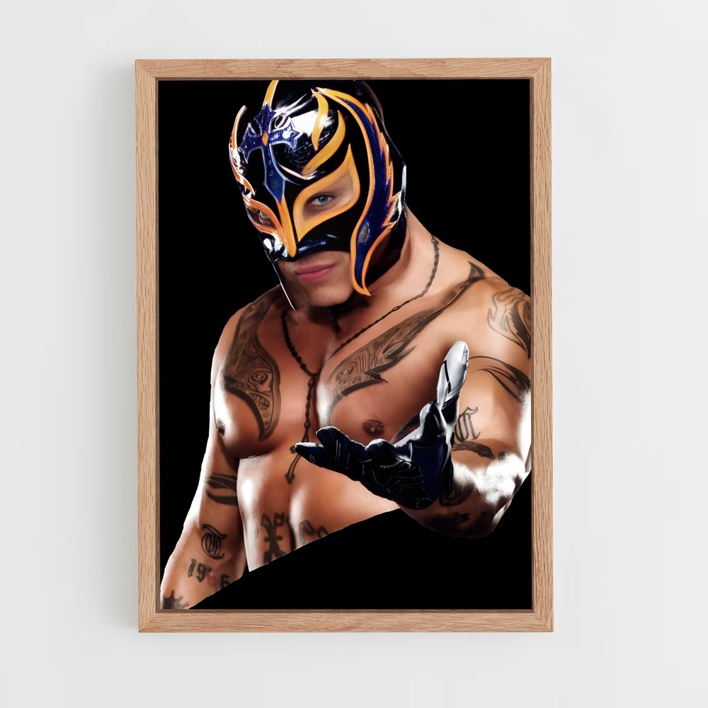 ap-rey mysterio-4 cadre Bois clair
