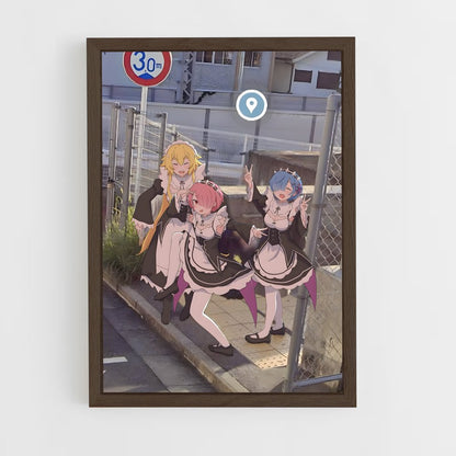 ap-rezero-2 cadre Bois foncé